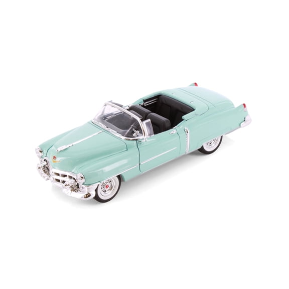 1953 Cadillac Eldorado Convertible, Teal - Welly 22414C/4D - 1/24 Scale Diecast Model Toy Car (Brand New but NO BOX)