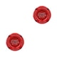 thumbnail image 4 of Kenally Cubierta de botón de motor de automóvil de aleación de aluminio portátil universal elegante a prueba de arañazos accesorios de tapa Rojo 2piezas Kenally CBP449063, 4 of 5