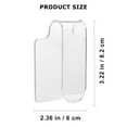 thumbnail image 2 of 2pcs Transparent Acrylic Makeup Palettes Color Mixing Plates for Makeup Use, 2 of 7