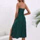 thumbnail image 3 of Sexy Vestido de Verano Colgando Correa Dividida Impresa Cuello Redondo, Vestido Fluido Y Casual, 3 of 6