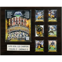 C & I Collectables 1620SB43 NFL Pittsburgh Steelers Super Bowl XLIII Champions Plaque