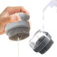 thumbnail image 1 of ShenMo 1 gray automatic liquid adding comfortable shampoo brush, cleaning massage shower brush, bathing scrub brush, 1 of 5