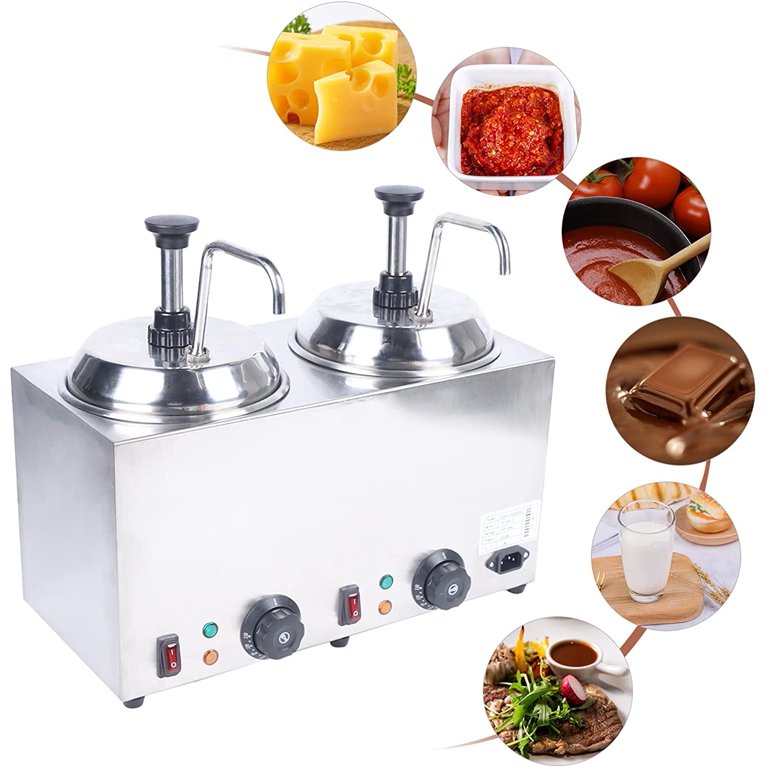 Hakka Sauce Warmer Squeeze Bottle Warmer Ketchup Nacho Cheese Dispenser  Condimen