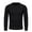 Black, variant on IROINNID Men's Sweater Round Neck Long Sleeve Jumper Mid-Length Solid Color Leisure Pullover Autumn wear Slim Fit Sweater Korean Version Bottoming Shirt Thread