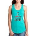 thumbnail image 1 of I Love Dad  Racerback Tank Women -Image by Shutterstock, Female Medium, 1 of 4