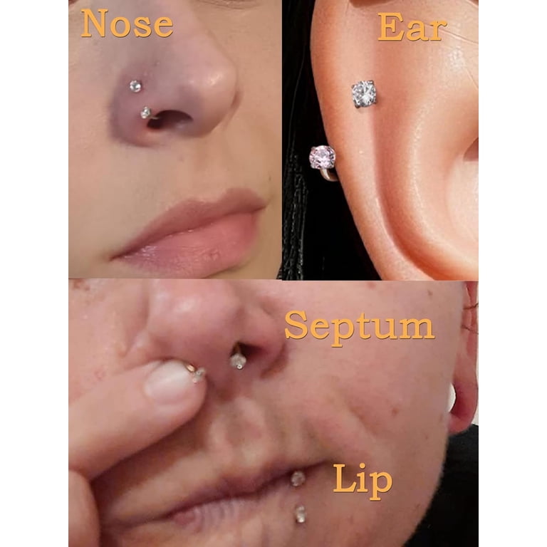 HorseShoe Piercing Hoop Bar Ring Earring Lip Septum Cartilage Tragus
