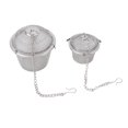 thumbnail image 2 of 2pcs Stainless Steel Mesh Tea Ball Strainer with Long Hook Chain for Tea Herbs, 2 of 7
