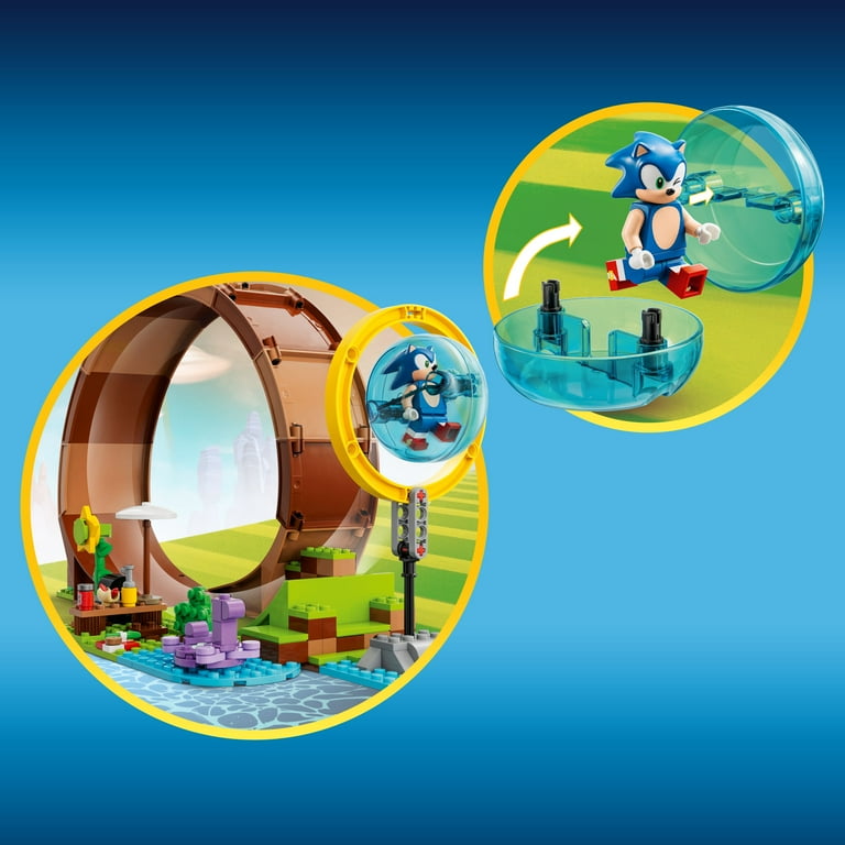 LEGO Sonic the Hedgehog Sonic's Green Hill Zone Loop Challenge 76994  Building Toy Set, Sonic Adventure Toy with 9 Sonic and Friends Characters,  Fun Gift for 8 Year Old Gamers and Young