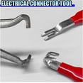 thumbnail image 4 of Electrical Disconnect Pliers 37960, Electrical Connector Separator 13120, Automotive Fuel Line Terminal Removal Tool, Spark Plug & Push Tab Style Connector Pliers, Car Electrical Tool Kit (Red), 4 of 6