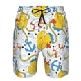 thumbnail image 3 of Fotbe Ducks and Anchors Trajes de Baño Estampados para Hombre, Shorts de Verano de Secado Rápido, Ropa de Playa, Bañadores-X-Large, 3 of 6