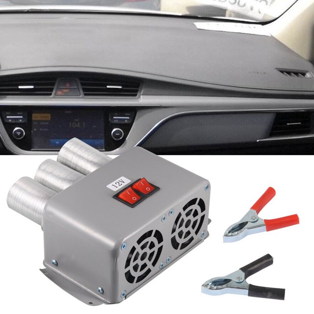 JahyShow 800W Electric Car Heater 12/24V Heating Fan Defogger Defroster