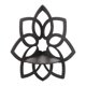 thumbnail image 1 of Estantes de esquina con forma de loto, estantes de esquina de pared con flores de madera, estantes flotantes, estantes de exhibición de cristal, estantes de esquina de pared estilo boho, 1 of 6