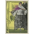 thumbnail image 2 of Fernand Siméon 18x24 Black Ornate Framed Double Matted Museum Art Print Titled: With Black and White Ball; Evening Coat (1921), 2 of 5