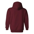 thumbnail image 3 of Men Multi Colors Hooded Sweatshirt Men Hoodies Color Garnet Small Size, 3 of 4