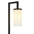 thumbnail image 6 of Evelyn&Zoe Malva 67.75" Tall Floor Lamp with Glass shade in Blackened Bronze/White, 6 of 14