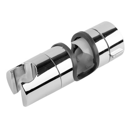 

Universal Adjustable Shower 18-25mm Rail Head Slider Holder Bracket Chrome