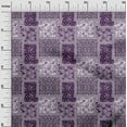 thumbnail image 3 of oneOone Viscose Chiffon Purple Fabric Asian Paisley Sewing Material Print Fabric By The Yard 42 Inch Wide, 3 of 4