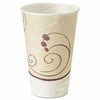 Dart Symphony Design Trophy Foam Hot/Cold Drink Cups, 20oz, Beige, 750/Carton