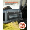 thumbnail image 6 of KFFKFF Foldable Tailgate Table for 2007-2024 Jeep Wrangler JK, 100 lbs Capacity, Carbon Steel Double-Layer Drop-Down Design, Rear Cargo Organizer and Camping Storage Solution, 6 of 9