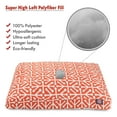 thumbnail image 3 of Majestic Pet | Aruba Rectangle Pet Bed For Dogs, Removable Cover, Orange, Small, 3 of 6
