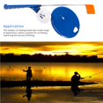 thumbnail image 3 of Greeniant Kit de pesca en hielo de invierno Bandera de pesca en hielo fácil de usar Placa de base redonda Aparejos de pesca portátiles ligeros con freno Pescar Greeniant OD006644-00, 3 of 6
