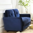 thumbnail image 3 of Ember Interiors Ricardo 2-Seater Loveseat, Navy Velvet, 3 of 13