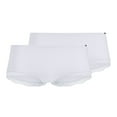 thumbnail image 1 of SKINY braguitas para mujer, pack de 2 - Cheeky Panty DP, Classic Cotton, encaje, algodón elástico Blanco XL (X-Large), 1 of 5