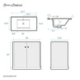thumbnail image 5 of Lafayette 36" Bathroom Vanity in Black Oak, 5 of 9