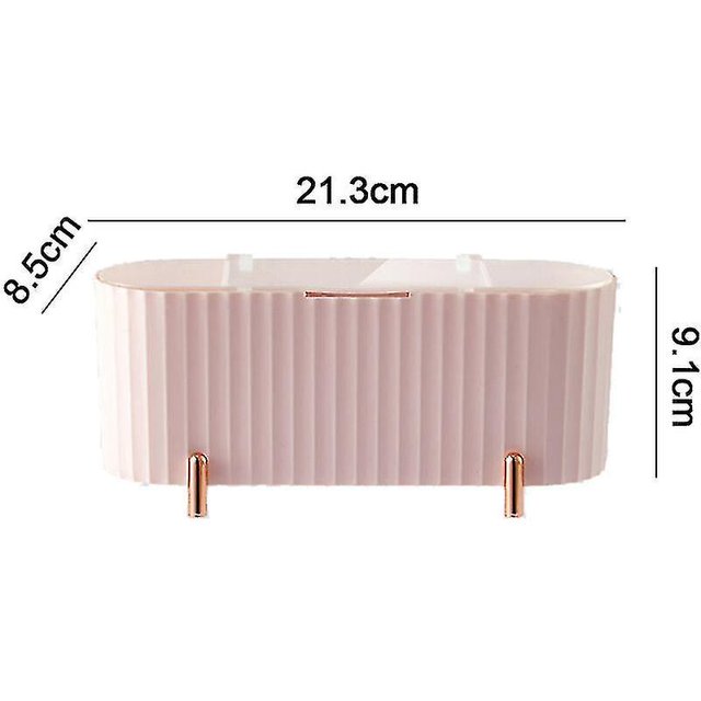Caja organizadora apilable YONGSHENG almacenamiento de maquillaje tocador baño encimeras y cajones Rosa