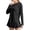 Black, variant on Women's Long Sleeve UPF 50 Sun Shirt, Loose Fit Breathable Polyester Workout Top for Outdoor Yoga, Running, Hiking, and Sun Protection, Solid Color Athletic Layer Black L