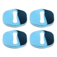 thumbnail image 3 of 4Pcs Couvercle de Serrure de Porte en Acier Inoxydable Décor Accessoires en Métal, Intérieur de Protection, pour Auto, Bleu, 3 of 8