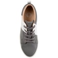 thumbnail image 4 of Journee Womens Raaye Two-Tone Lace-Up Sneakers, 4 of 8