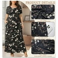 thumbnail image 5 of WUJINXIA Women's Summer Plus Size 2X to 6X Maxi Loose Dress with Pockets, 5 of 7
