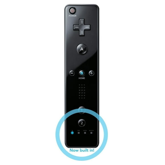 Wii Remote con Motion Plus! Negro (Tercera Parte)