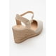 thumbnail image 2 of Sinta - Alpargatas de plataforma de piel ante beige beige 24.5 CM, 2 of 6