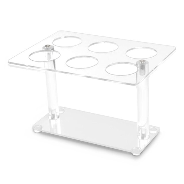 Billuyoard Soporte de cono de helado, soporte de exhibición de postres y magdalenas, estante transparente acrílico para Waffles enrollados a Decoración del hogar