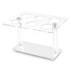 thumbnail image 1 of Billuyoard Soporte de cono de helado, soporte de exhibición de postres y magdalenas, estante transparente acrílico para Waffles enrollados a Decoración del hogar, 1 of 6