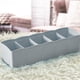 thumbnail image 1 of onlyliua Artículos En Liquidación Caja de Almacenamiento Organzadora de Plástico de 5 Celdas, Cajón para Corbatas, Sujetadores, Calcetines, Divisor de Cosméticos, 1 of 2