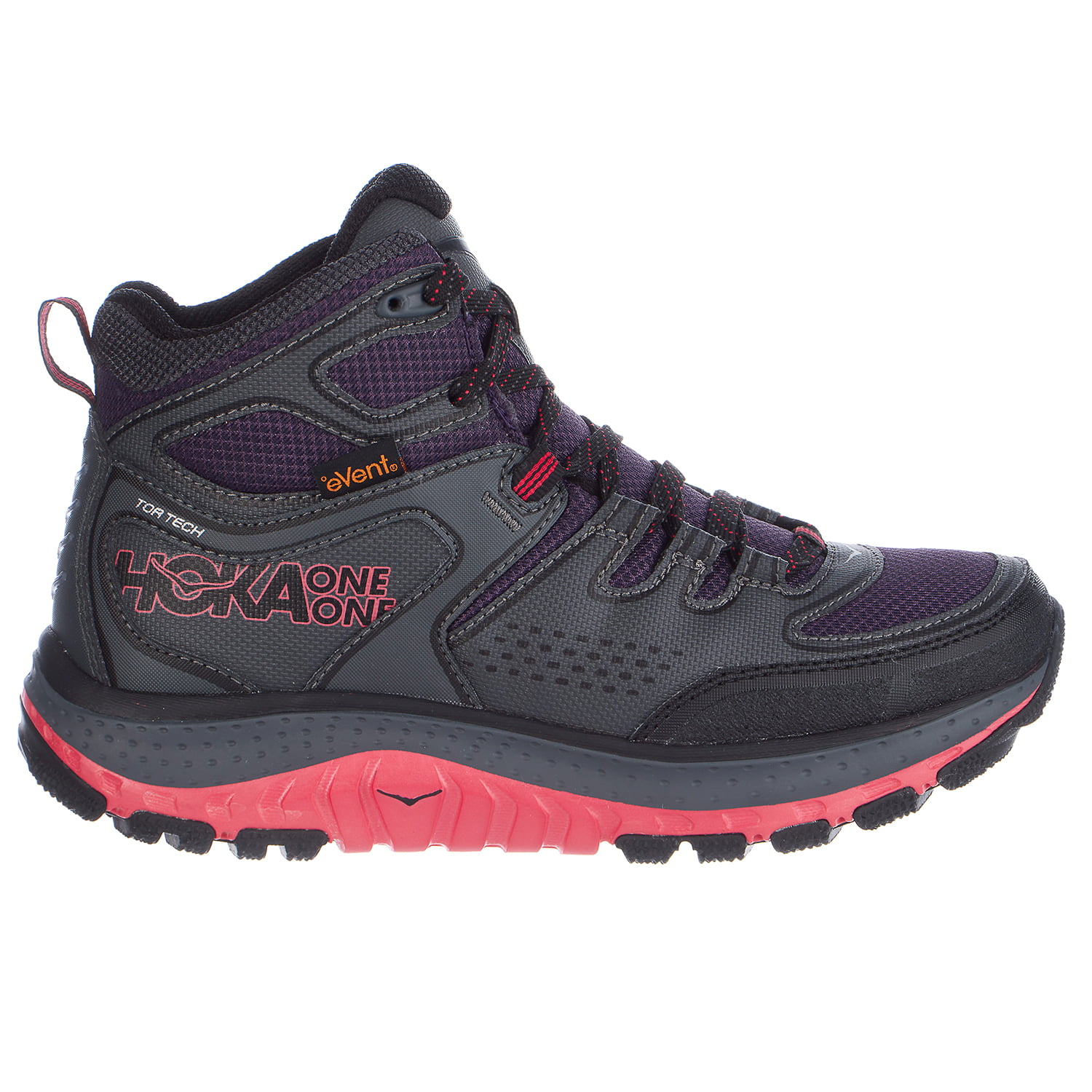 Hoka One One Tor Tech Mid WP Hiking Sneaker Boot Shoe - Womens ...