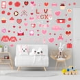 thumbnail image 4 of De Corazones Para Ventana, Pegatina De Amor Para El Día De San Valentín, Pegatina De Ventana Estática Extraíble De Pvc, Decoraciones Para El Hogar, Aniversario De Boda 4 Uds. Advancent HA038642-00, 4 of 6