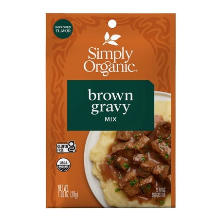 Simply Organic Brown Gravy Seasoning Mix 1.0 oz.