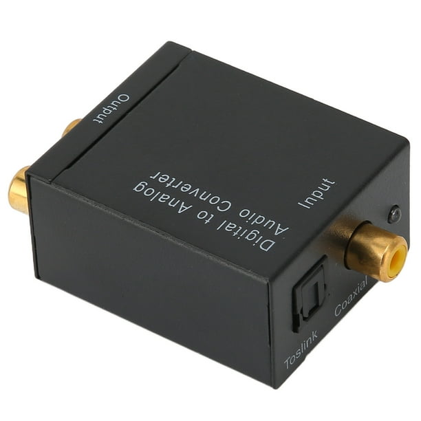 Convertidor H3622 Convertidor De Audio Digital óptico A Analógico Convertidor De Audio De De Sonido Sin Pérdidas Con Fibra