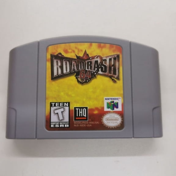 N64 Game Cartridges: Road Rash 64 US Version, Game Card for N64