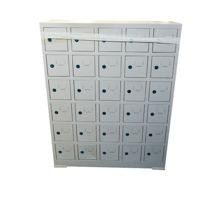 Intbuying Cell Phone Locker Cabinet Key Type Safe Storage Locker With 30 Lockers Iron For Shopping Malls Walmart Canada