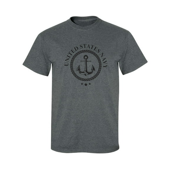 US Navy Anchor Crest Adult Short Sleeve T-shirt