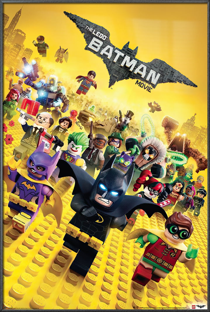 LEGO BATMAN MOVIE CANVAS ART BLOCKS/ WALL ART PLAQUES/PICTURES 