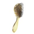 thumbnail image 4 of Peigne à huile vintage, brosse à cheveux, peigne de massage du cuir chevelu, peigne de coiffure, doré, 4 of 4