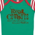 thumbnail image 3 of Inktastic Real Cowboys Boys or Girls Baby Bodysuit, 3 of 4