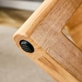 thumbnail image 6 of PARKWELL Round Coffee Table with Caning Design for Living Room - Solid Wood Accent Table Furniture - Natural Finish, 6 of 8