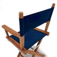thumbnail image 4 of LuXeo Russell Teak Director Folding Chair, Navy, 4 of 5